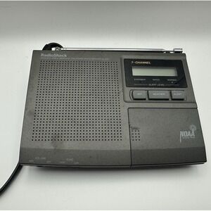 Radio Shack 12-250 Digital 7 Channel Desktop NOAA‎ Weather Radio Alert System